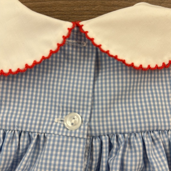 Embroidered Rudolph Collared Dress - Picture 4 of 4